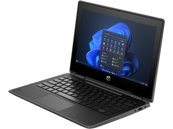 HP Pro x360 Fortis G11 Laptop 29.5 cm (11.6") Touchscreen HD Intel® N100 4 GB DDR4-SDRAM 128 GB eMMC Wi-Fi 6E (802.11ax) Windows 11 STF Education Black No Pen